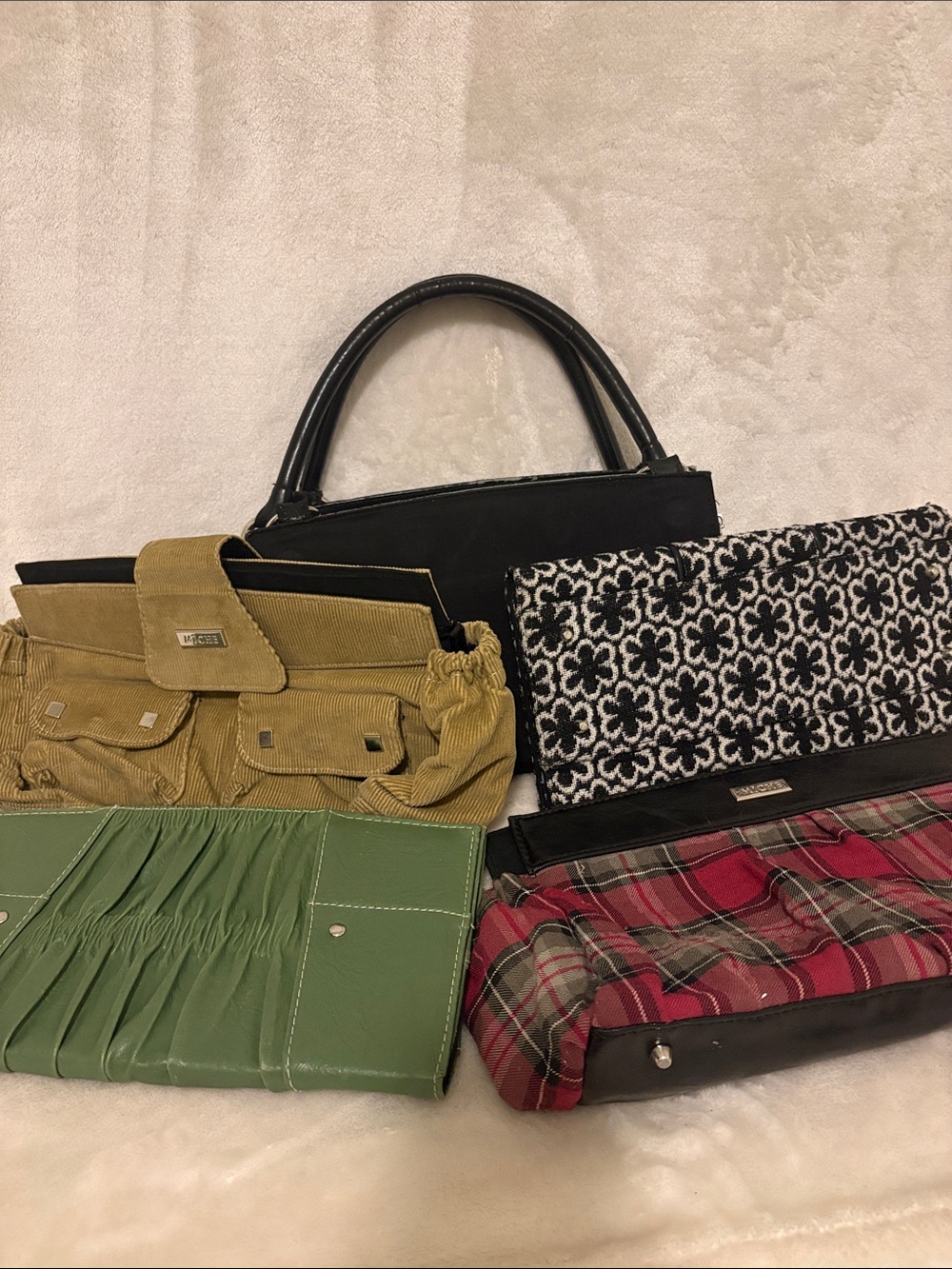 Vintage Miche Petite Interchangeable Purse Set w/ 4 Shells - Handbag Bundle